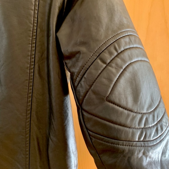 ZARA Boys Faux Leather Jacket Size 11-12 - Picture 8 of 9